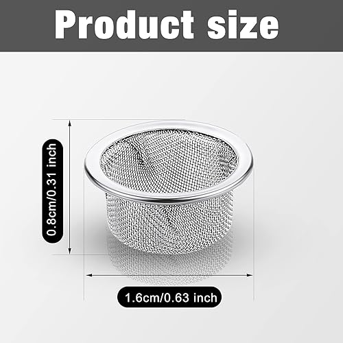 Stainless Steel Screen Filters 12 Inch Mesh Bowl Screens Stainless Steel Metal Screen Filter with Box Packed 50