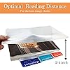 MagDepo 2 Page Magnifying Sheet 3X PVC Lightweight Fresnel Lens with 2 Bonus Card Magnifier, Plastic Magnifier Ideal for Reading Books, Small Print, and Document