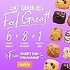Smart for Life Blueberry High Protein Cookie Diet - 1 Week Supply - Low Carb Snacks - Low Carb Cookies Meal Replacement - High Fiber Cookies - On-the-Go Healthy Snacks