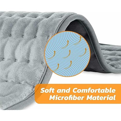 Heating Pad, Electric Heating Pads, Arthritis Relief, 6 Fast Heating Settings, Auto Off, Machine Washable, Moist Dry Heat Options