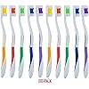 Bulk Individually Wrapped Standard Medium Bristle Toothbrushes for Travel, Hotel, Guests, Disposable use and More 100 Pack