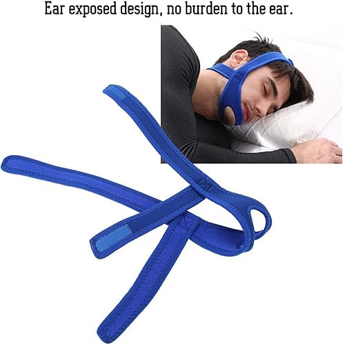 Lightweight Universal Anti Snoring Device, Snoring Solution, for Chin Dislocation SnoringBlue