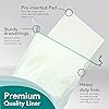 Carebag Medical Grade Male Urinal Bag with Super Absorbent Pad, 20 Count - Travel Urinal for Men - 20 Disposable Bedside Urinal Bottle Bags - Leak-Resistant