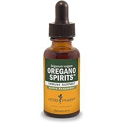 Herb Pharm Oregano Spirits Extract and Essential Oil Blend for Immune Support, 1 Ounce, Brown DOREGSP01