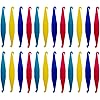 Wenplus 30 Pieces Dental Elastic Rubber Bands Placers for Braces Disposable Plastic Orthodontic Elastic Placers, Mix Color