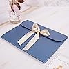 10Pcs Envelope Presents Bags Paper Party Favor Bag with Bow Ribbon Silk Scarves Presents Package Box Gloves Hat Scarf Envelope Wrap Bags Greeting Cards Holders for Christmas Birthday Wedding Decor