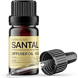 Santal Diffuser Oil, Niche Scent, Luxury Amber Coco Vanilla Cedar Sandalwood Musk Essential Oils Blend for Ultrasonic Diffuser Scent Projects.33 oz10 ml