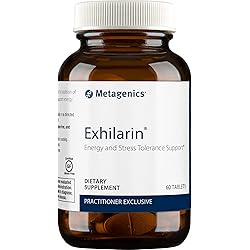 Metagenics Exhilarin® – Energy and Stress Tolerance Support – Ayurvedic Formula with Ashwagandha, 60 Tablets