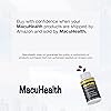 MacuHealth Triple Carotenoid Formula for Adults - Eye Vitamins Lutein and Zeaxanthin, Meso-Zeaxanthin for AMD and Dry Eyes - Complete Essentials Vitamin for Eyes 90 Softgels, 3 Month Supply