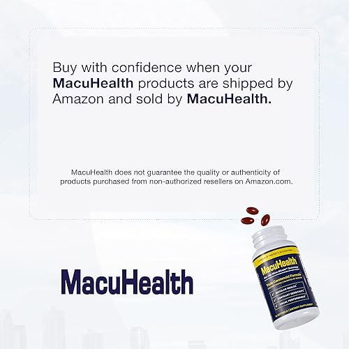 MacuHealth Triple Carotenoid Formula for Adults - Eye Vitamins Lutein and Zeaxanthin, Meso-Zeaxanthin for AMD and Dry Eyes - Complete Essentials Vitamin for Eyes 90 Softgels, 3 Month Supply