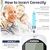 Metene TD-4116 Blood Glucose Monitor Kit, 300 Count Glucometer Test Strips for Diabetes and 100 Count 30 Gauge Lancets, Diabetes Testing Kit with Control Solution, Coding-free Blood Sugar Meter