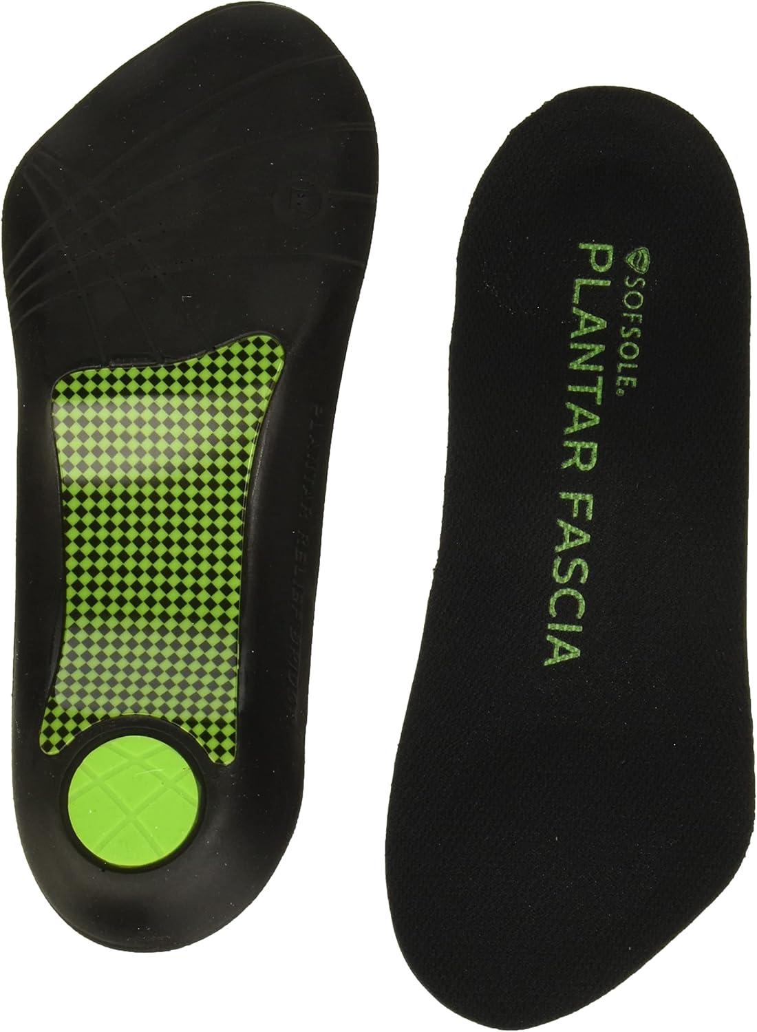 Sof Sole Insoles Men's PLANTAR FASCIA Support 34 Length Gel Shoe Insert