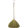 40 Inch Asian Straw Broom Thai,Witch Broom , House Broom,Long Wooden Handle ,Vintage,Thai Broom for Indoor,Jump Over The Wedding Red or Blue Color on Random