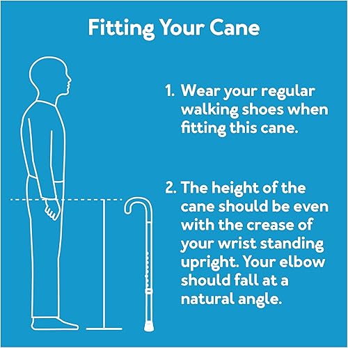 Carex Wooden Walking Cane - Round Handle Wood Cane With Natural Ash Finish and Rubber Tip - Traditional Style Walking Stick for Men and Women, 36 Inch Height, 78 Inch Diameter