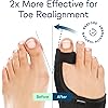 Bunion Corrector for Women & Men 2pc - Big Toe Separator for Bunion Relief - Toe Spacers for Feet - Straightening Orthopedic Bunion Splint for Hallux Valgus - Foot Care Day & Overnight