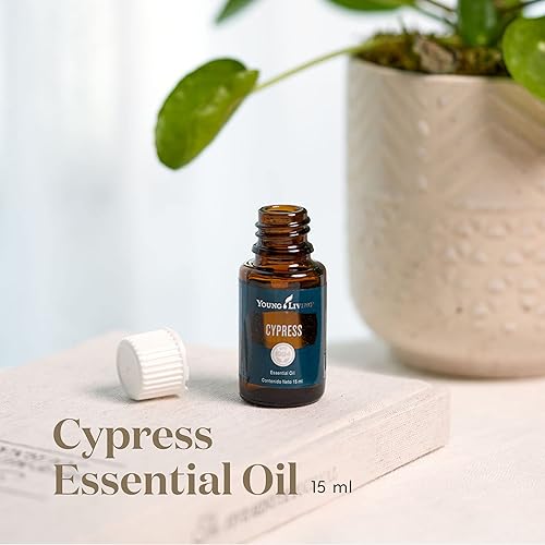 Young Living Cypress Essential Oil - Clean, Herbaceous, and Evergreen Aroma - 15 ml