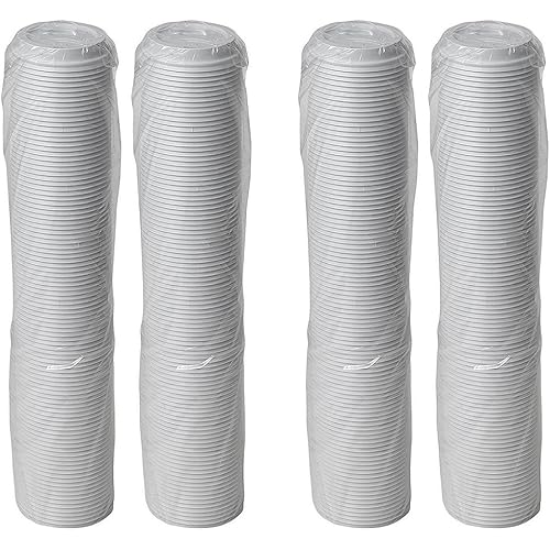 Dixie D9542W Dome Lid for 1016 Ounce PerfecTouch Cups and 1220 Ounce Paper Hot Cups, White. 200 Lids 4 x 50 Packs