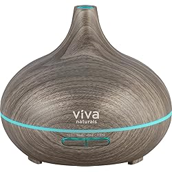 Diffusers for Essential Oils - Easy to Use Aromatherapy Oil Air Defuser and Humidifier with Auto Shut Off | Changeable LED Lights and Quiet Ultrasonic Technology