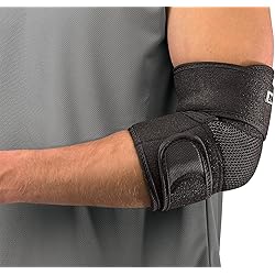Mueller Adjustable Elbow Support, Black, One Size