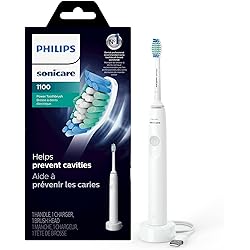 Philips Sonicare 1100 Power Toothbrush, Rechargeable Electric Toothbrush, White Grey HX364102