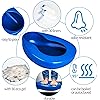 Bed Pan Set with 30 Degradable Absorbent Gel and 30 Disposable Liners, Bedpan with Liquid Waste Powder Gelling and Liners for Women, Elderly, Men and Females