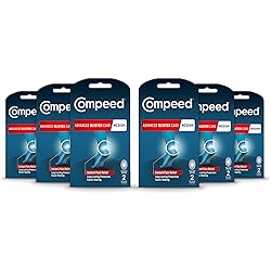 Compeed Advanced Blister Care Hydrocolloid Bandage Cushions 2 Count Medium Pads 6 Packs, Heel Blister Patches, Blister on Foot, Blister Prevention & Treatment Help, Hydrocolloid Waterproof Bandages
