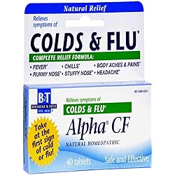 Boericke & Tafel Boericke & Tafel Alpha Cf Homeopathic Colds & Flu Symptom Relief Nature's Way Brands, 40 Count 21800490