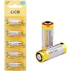 LiCB A23 23A 12V Alkaline Battery 5-Pack