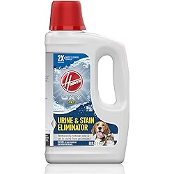 Hoover Oxy Pet Urine & Stain Eliminator Carpet Cleaning Shampoo, Concentrated Machine Cleaner Solution, 50oz Formula, AH31955, White
