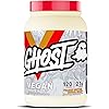 GHOST VEGAN Protein Powder, Peanut Butter Cereal Milk - 2lb, 20g of Protein - Plant-Based Pea & Organic Pumpkin Protein - ­Post Workout & Nutrition Shakes, Smoothies, Baking - Soy & Gluten-Free