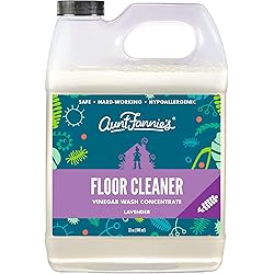 Aunt Fannie's Floor Cleaner Vinegar Wash - Multi-Surface Cleaner, 32 oz. Single Bottle, Lavender