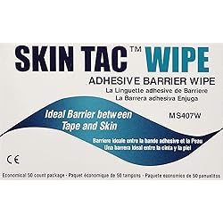 Skin-TacTM Adhesive Barrier Wipes 50 Count, 3-Pack