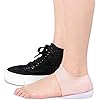 Gel Heel Cups Inserts and Compression Heel Sleeves Socks4 Pieces, Foot Ankle Pain Relief for Plantar Fasciitis Spurs Pads Cracked Heels Achilles Tendonitis L = 8.5~11.5