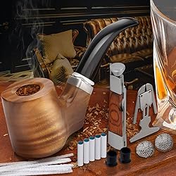 Scotte Wood Tobacco Pipe Handmade Smoking Pipes Perfect Tobacco Pipe & Accessories Great Gift Set