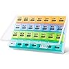 DANYING Monthly Pill Organizer 1 Time a Day with Dust-Proof Case, Large 4 Weeks Pill Box Once a Day, 28 Days Pill Container 1 Per Day, Weekly Vitamin Case, Daily Medicine Organizer