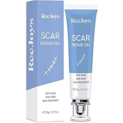 Scar Removal Gel For New and Old Scars, Skin Repair Gel for Face, Body, Stretch Marks, C-Sections, Surgical, Burn, Acne by Reejoys