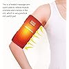 Arm Massager Heating Pad 3 Modes Electric Arm Massage Wrap with 2 Vibration Massage Motors for Arm Wrist Muscle Soreness Cramps
