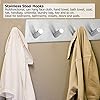 Towel Hooks Wall Hooks Self Adhesive for Kirtchen Bathroom HangerFour hooks