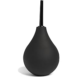 Lovehoney Black Anal Douche Soft Enema Bulb - 225ml - 2.5 inch