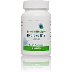 Seeking Health | Hydroxo B12 Vitamin | Vitamin B12 Supplement | B12 Hydroxocobalamin | 60 Lozenges