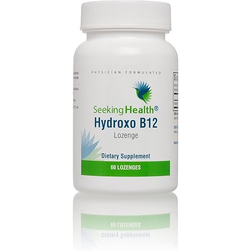Seeking Health | Hydroxo B12 Vitamin | Vitamin B12 Supplement | B12 Hydroxocobalamin | 60 Lozenges