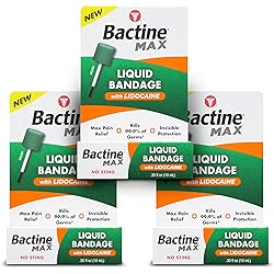 Bactine Max Liquid Bandage 0.30 fl oz, Pack of 3