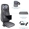 Snailax Shiatsu Full Back Massager with Heat, Chair Massager for Neck and Back Shoulders,Gel Modes Massage Cushion,Adjustable Height Massage Seat, Mothers Day Gifts for Mom,Dad
