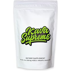 Kavafied KAVA Supreme Powder - Noble Premium Quality Kava Root 8oz