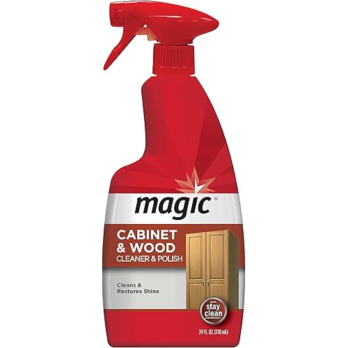 Magic Wood Furniture Cleaner and Polish - 24 Ounce - Use on Wood Doors, Tables, Chairs, Cabinets