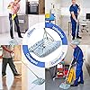 String Mop Heavy Duty for Floor Cleaning- Industrial Commercial Mop with 59inch Mop Handle, Wet Mop for Home,Garage,Office, Workshop, Warehouse Floor Cleaning