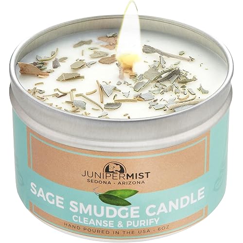 Sage Smudge Candle Smudge Soap 3 Pack: Sage, Lavender, Hippy Smudge Scents