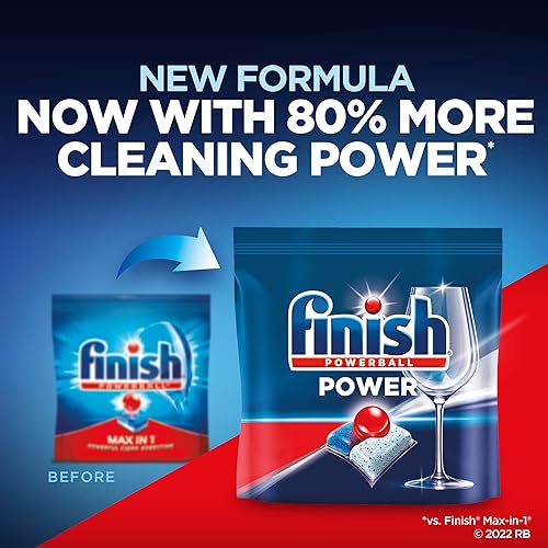 Finish Power - 76ct - Dishwasher Detergent - Powerball - Dishwashing Tablets - Dish Tabs