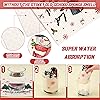 6 Pieces Christmas Swedish Kitchen Table Dishcloths Reusable Christmas Dish Towels Absorbent Cleaning Cloth Fast Dry Kitchen Dishcloth with Santa, Snowman, Christmas Tree, Deer for Kitchen Cleaning