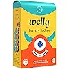 Welly Bandages Refill Pack - Bravery Badges, Adhesive Flexible Fabric, Standard Shapes, Monster Patterns - 24 Count, 4 Pack